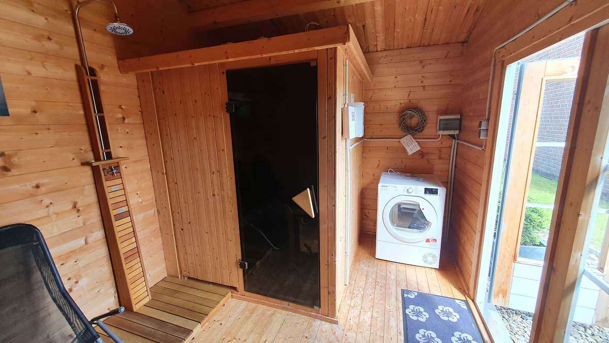Sauna und Wäschetrockner
