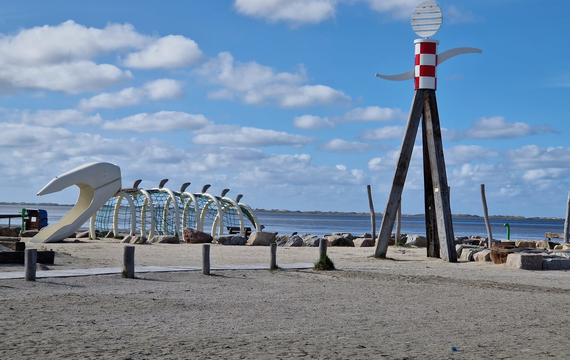Spielplatz am Badestrand